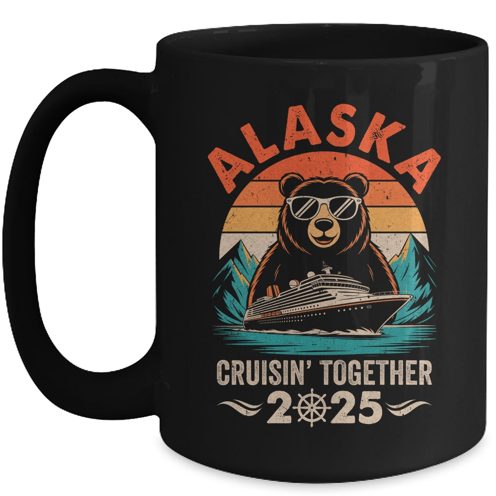 Matching Family Friends And Group Crusin' Alaska Cruise 2025 Mug | siriusteestore