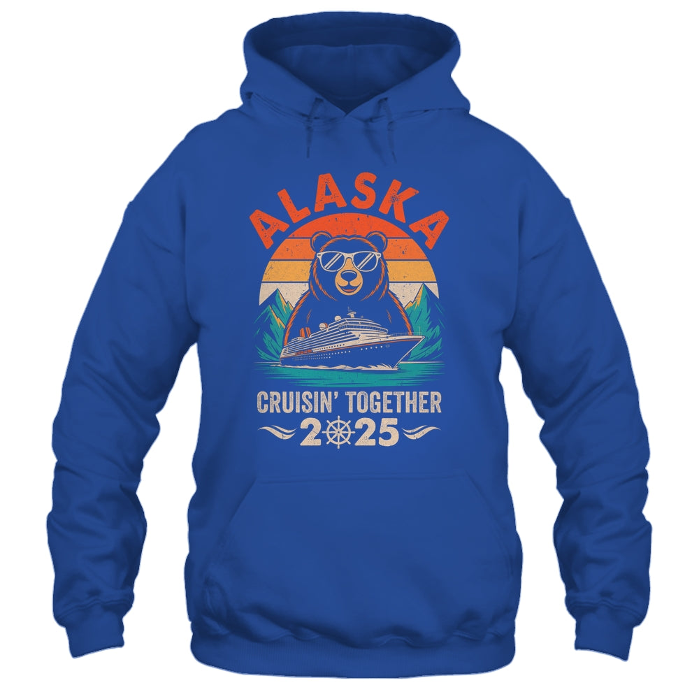 Matching Family Friends And Group Crusin' Alaska Cruise 2025 Shirt & Hoodie | siriusteestore