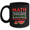 Math And Watermelons Mathematics Calculation Numbers Mug | siriusteestore