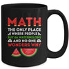 Math And Watermelons Mathematics Calculation Numbers Mug | siriusteestore