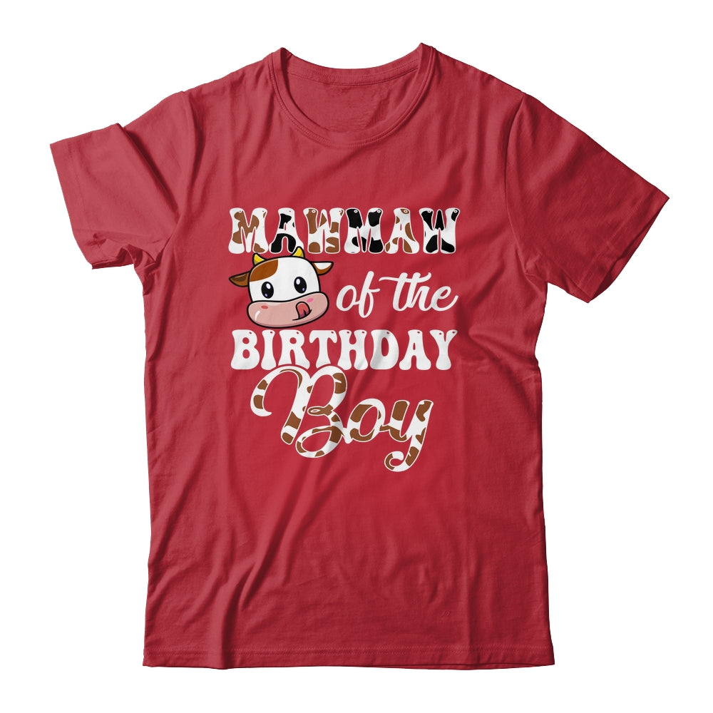 Mawmaw Of The Birthday Boy Cow Farm 1st Birthday Boy Shirt & Hoodie | siriusteestore