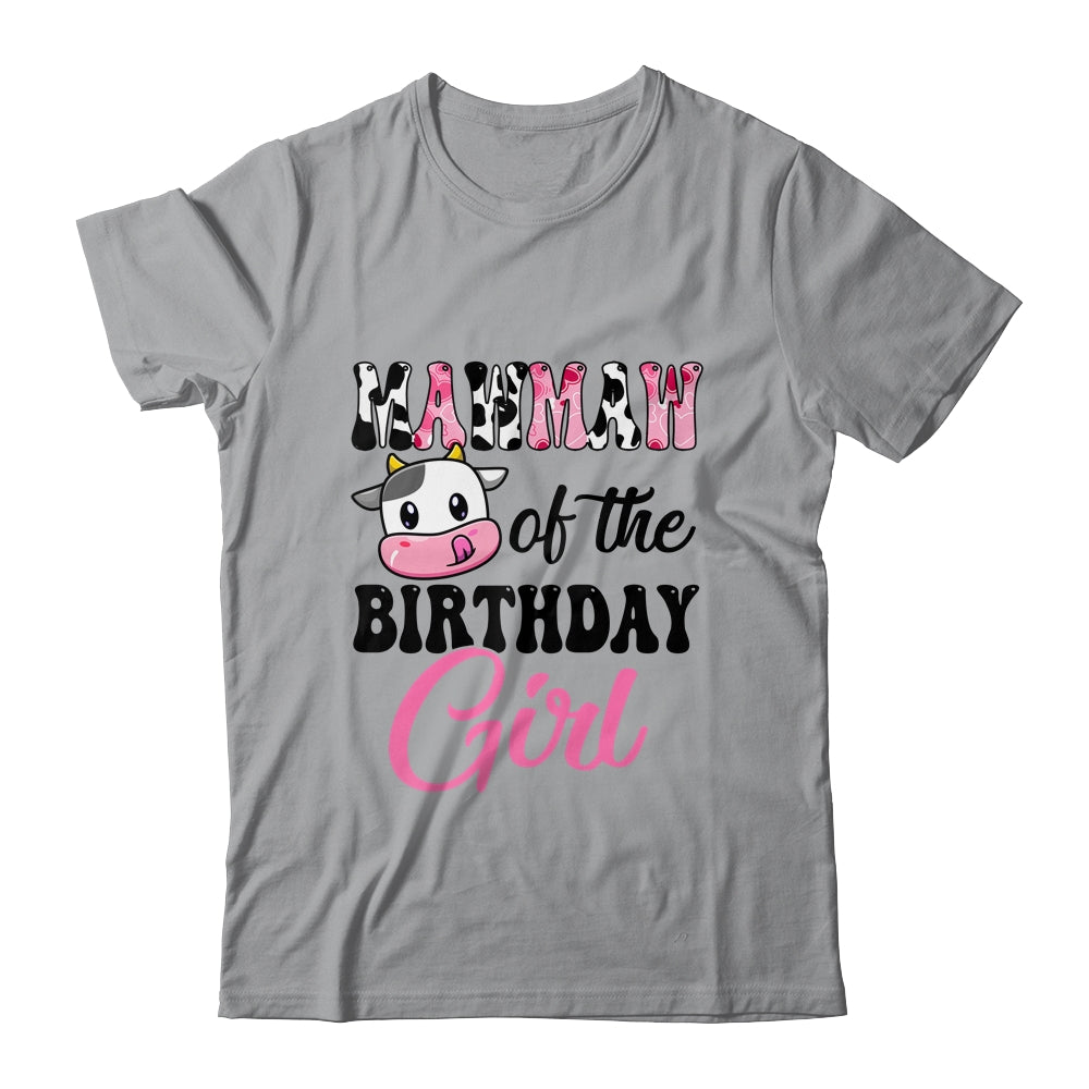 Mawmaw Of The Birthday Girl Cow Farm 1st Birthday Girl Shirt & Hoodie | siriusteestore