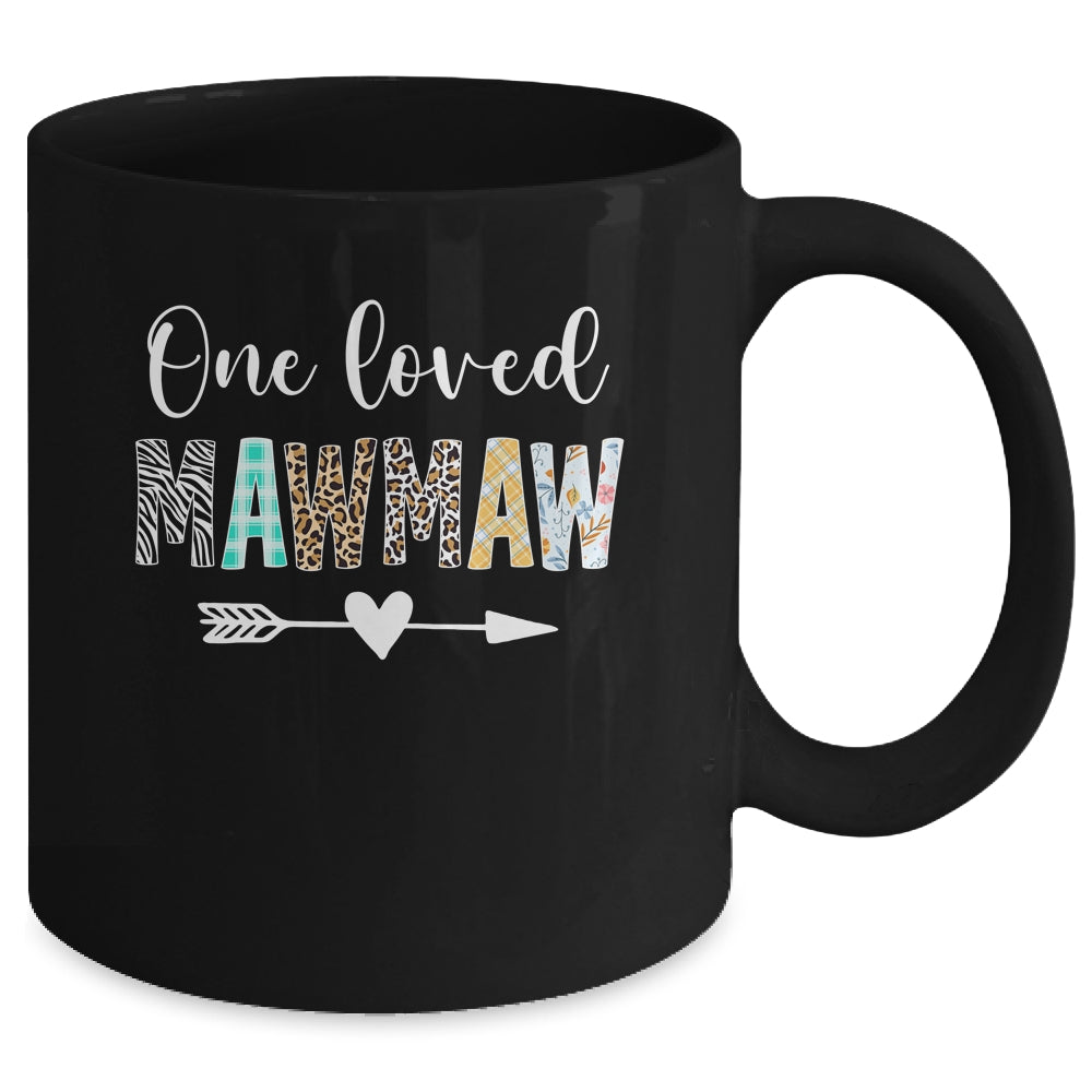 Mawmaw Women Cute Design One Loved Mawmaw Mother's Day Mug | siriusteestore