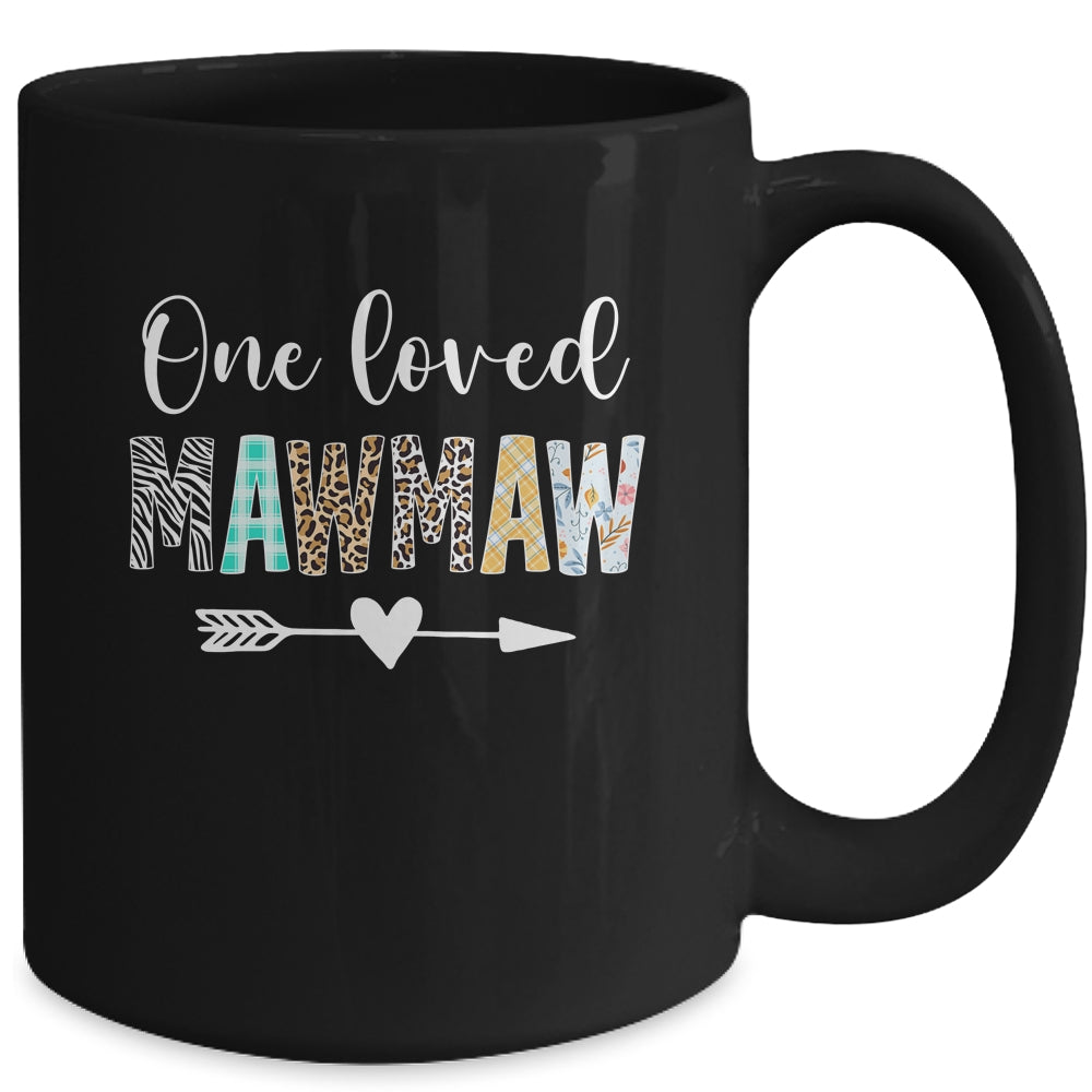 Mawmaw Women Cute Design One Loved Mawmaw Mother's Day Mug | siriusteestore