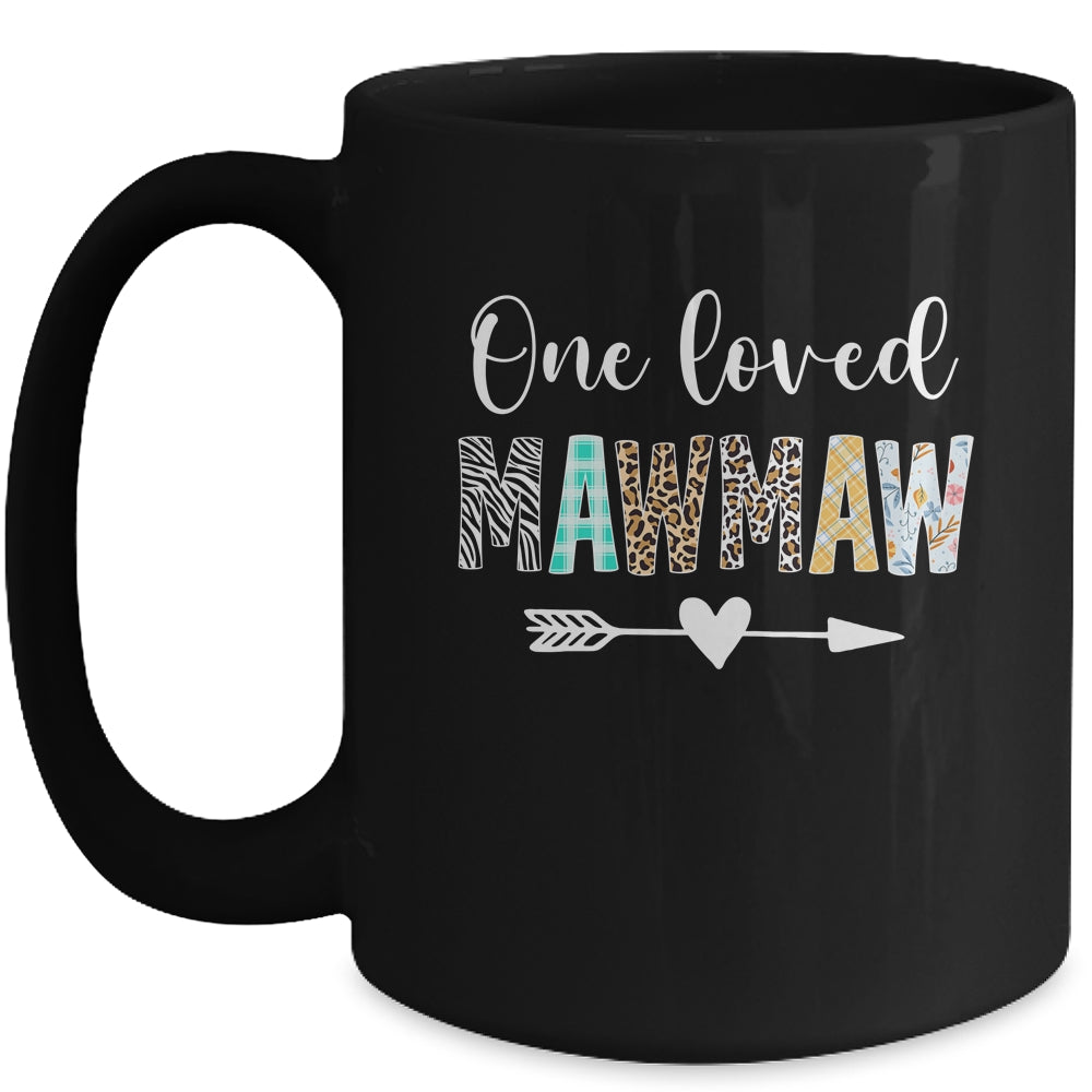 Mawmaw Women Cute Design One Loved Mawmaw Mother's Day Mug | siriusteestore