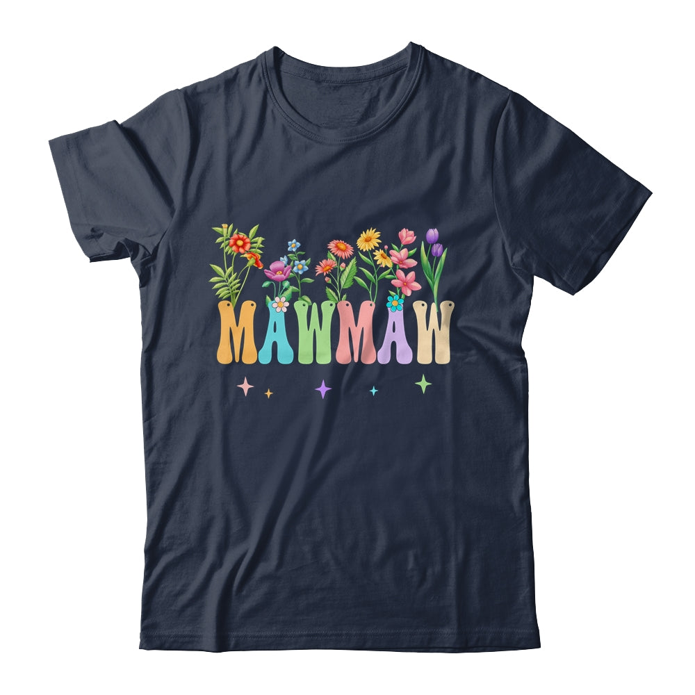 Mawmaw Women Wildflower Floral Design Mawmaw Mothers Day Shirt & Tank Top | siriusteestore