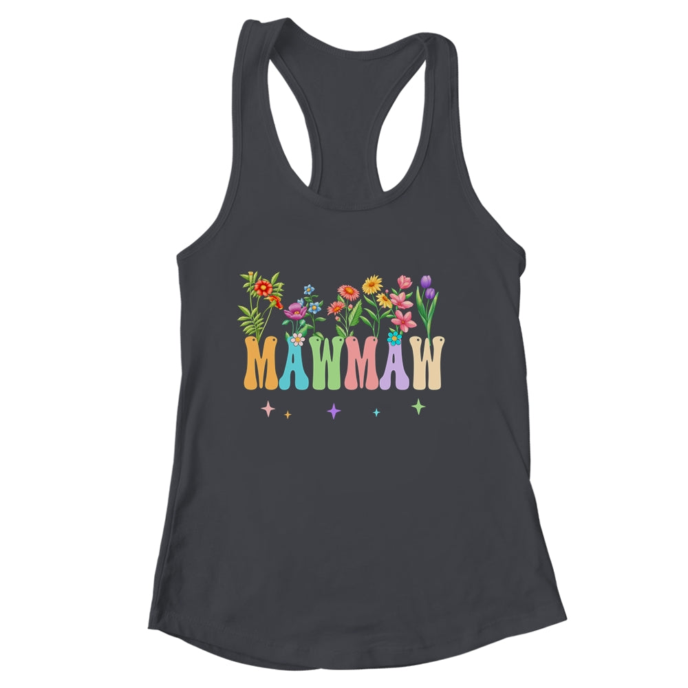 Mawmaw Women Wildflower Floral Design Mawmaw Mothers Day Shirt & Tank Top | siriusteestore