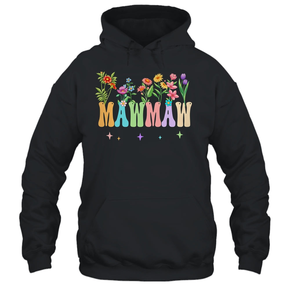 Mawmaw Women Wildflower Floral Design Mawmaw Mothers Day Shirt & Tank Top | siriusteestore