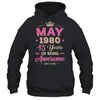 May 1980 45 Years Of Being Awesome Retro 45th Birthday Shirt & Tank Top | siriusteestore