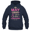 May 1990 35 Years Of Being Awesome Retro 35th Birthday Shirt & Tank Top | siriusteestore