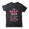 May 1995 30 Years Of Being Awesome Retro 30th Birthday Shirt & Tank Top | siriusteestore