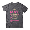 May 1995 30 Years Of Being Awesome Retro 30th Birthday Shirt & Tank Top | siriusteestore