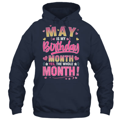 May Is My Birthday Yes The Whole Month For Women Girls Shirt & Tank Top | siriusteestore