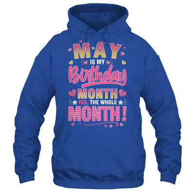May Is My Birthday Yes The Whole Month For Women Girls Shirt & Tank Top | siriusteestore