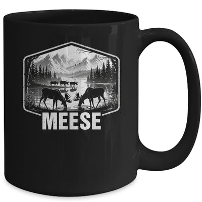 Meese Funny Moose Humor Camping Wildlife Outdoor Nature Mug | siriusteestore