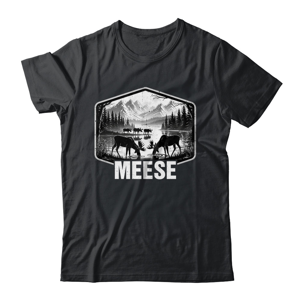 Meese Funny Moose Humor Camping Wildlife Outdoor Nature Shirt & Hoodie | siriusteestore