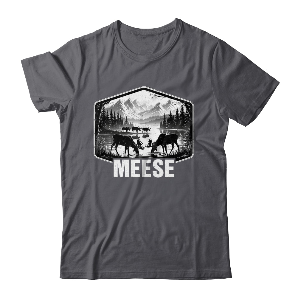 Meese Funny Moose Humor Camping Wildlife Outdoor Nature Shirt & Hoodie | siriusteestore