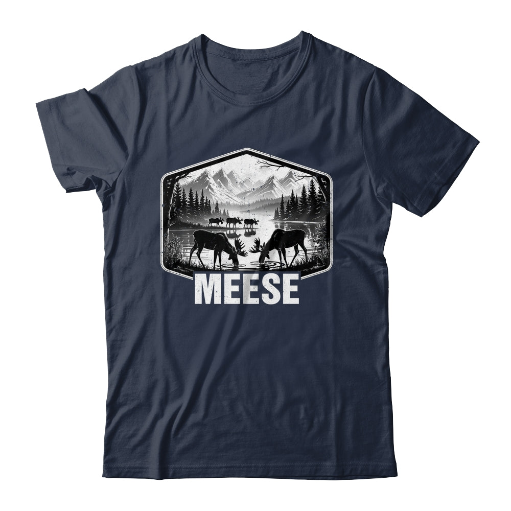 Meese Funny Moose Humor Camping Wildlife Outdoor Nature Shirt & Hoodie | siriusteestore