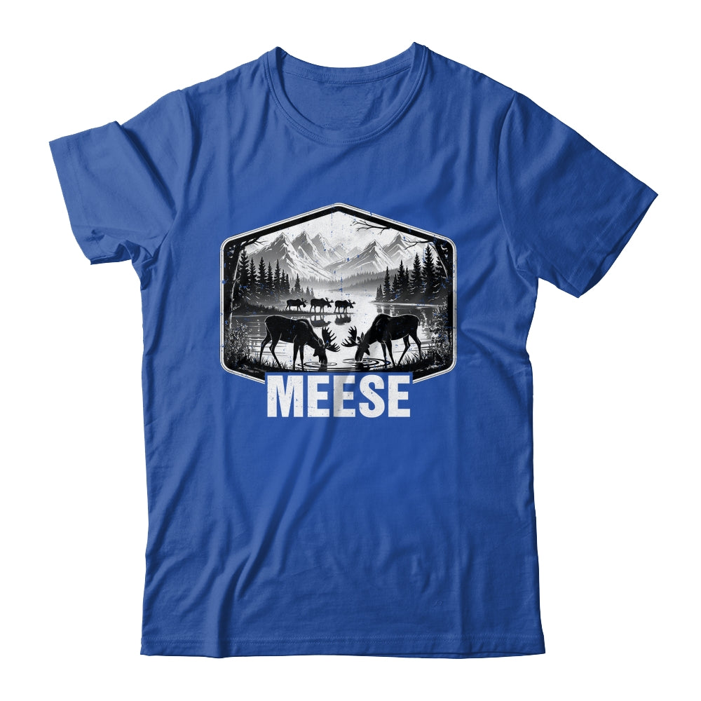 Meese Funny Moose Humor Camping Wildlife Outdoor Nature Shirt & Hoodie | siriusteestore