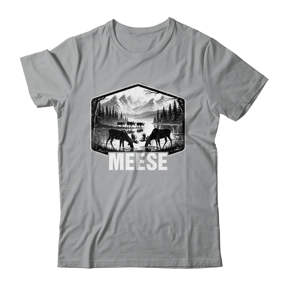 Meese Funny Moose Humor Camping Wildlife Outdoor Nature Shirt & Hoodie | siriusteestore