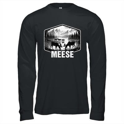 Meese Funny Moose Humor Camping Wildlife Outdoor Nature Shirt & Hoodie | siriusteestore