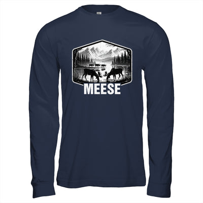 Meese Funny Moose Humor Camping Wildlife Outdoor Nature Shirt & Hoodie | siriusteestore