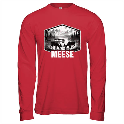 Meese Funny Moose Humor Camping Wildlife Outdoor Nature Shirt & Hoodie | siriusteestore