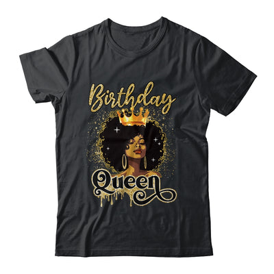 Melanin Queen Birthday Afro Black Girls African American Shirt & Tank Top | siriusteestore