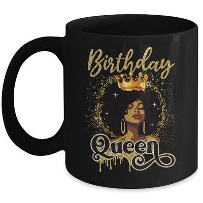 Melanin Queen Birthday Afro Black Girls African American Mug | siriusteestore