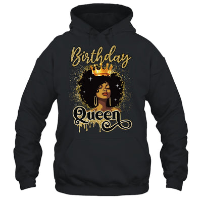 Melanin Queen Birthday Afro Black Girls African American Shirt & Tank Top | siriusteestore
