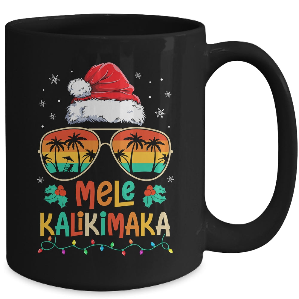 Mele Kalikimaka Christmas Hawaiian Retro Santa Women Mug | siriusteestore