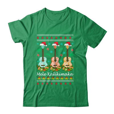 Mele Kalikimaka Guitar Hawaii Merry Christmas Hawaiian Shirt & Sweatshirt | siriusteestore