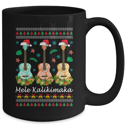 Mele Kalikimaka Guitar Hawaii Merry Christmas Hawaiian Mug | siriusteestore