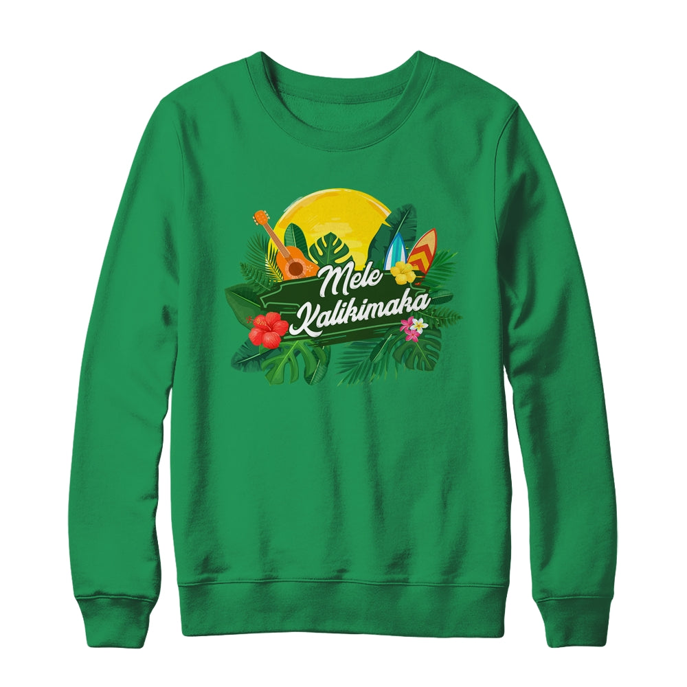 Mele Kalikimaka Hawaiian Christmas Hawaii Xmas For Men Women Shirt & Sweatshirt | siriusteestore