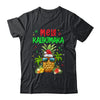 Mele Kalikimaka Merry Xmas Light Santa Hawaiian Pineapple Shirt & Sweatshirt | siriusteestore