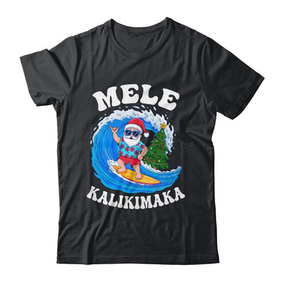 Mele Kalikimaka Santa Surfing Surf Hawaii Christmas Xmas Shirt & Sweatshirt | siriusteestore