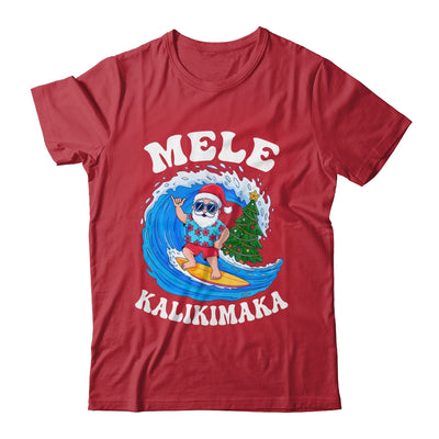 Mele Kalikimaka Santa Surfing Surf Hawaii Christmas Xmas Shirt & Sweatshirt | siriusteestore