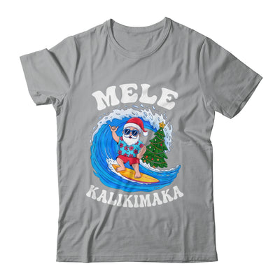 Mele Kalikimaka Santa Surfing Surf Hawaii Christmas Xmas Shirt & Sweatshirt | siriusteestore