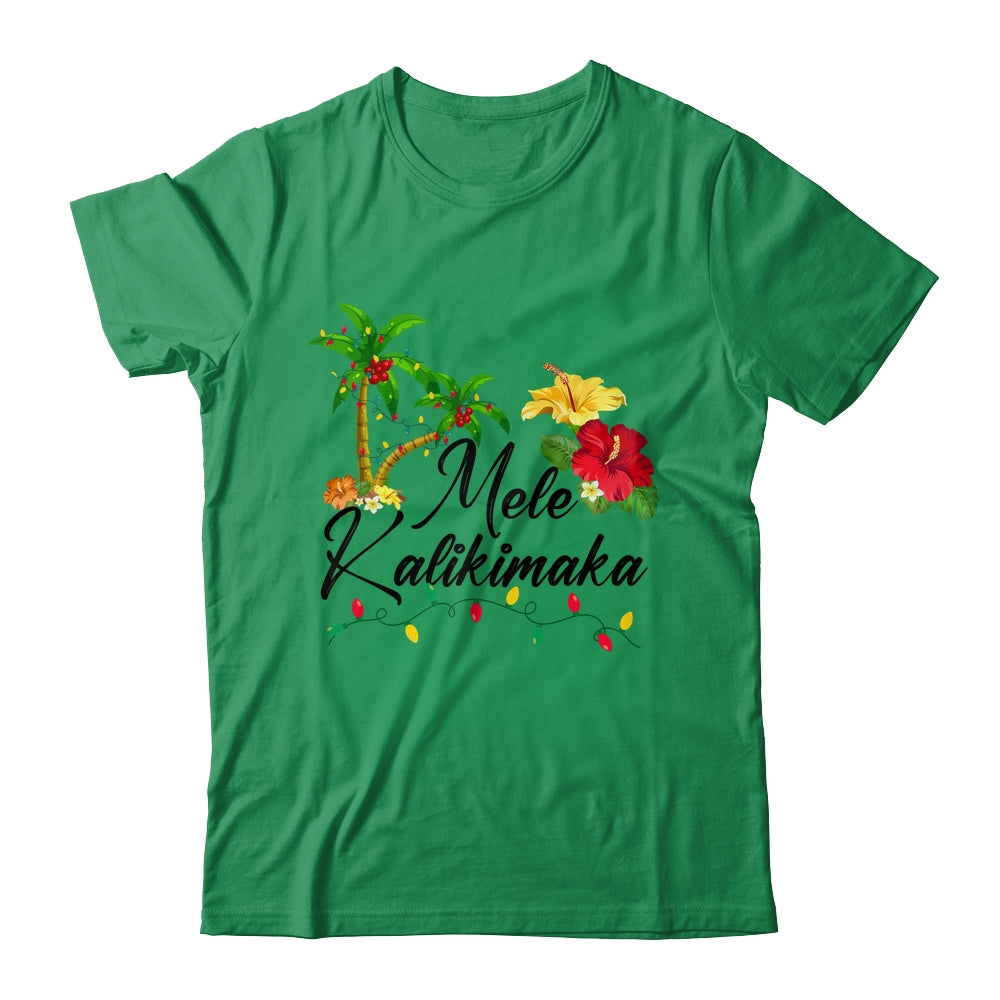 Mele Kalikimaka Tropical Christmas Family Hawaiian Xmas Shirt & Sweatshirt | siriusteestore