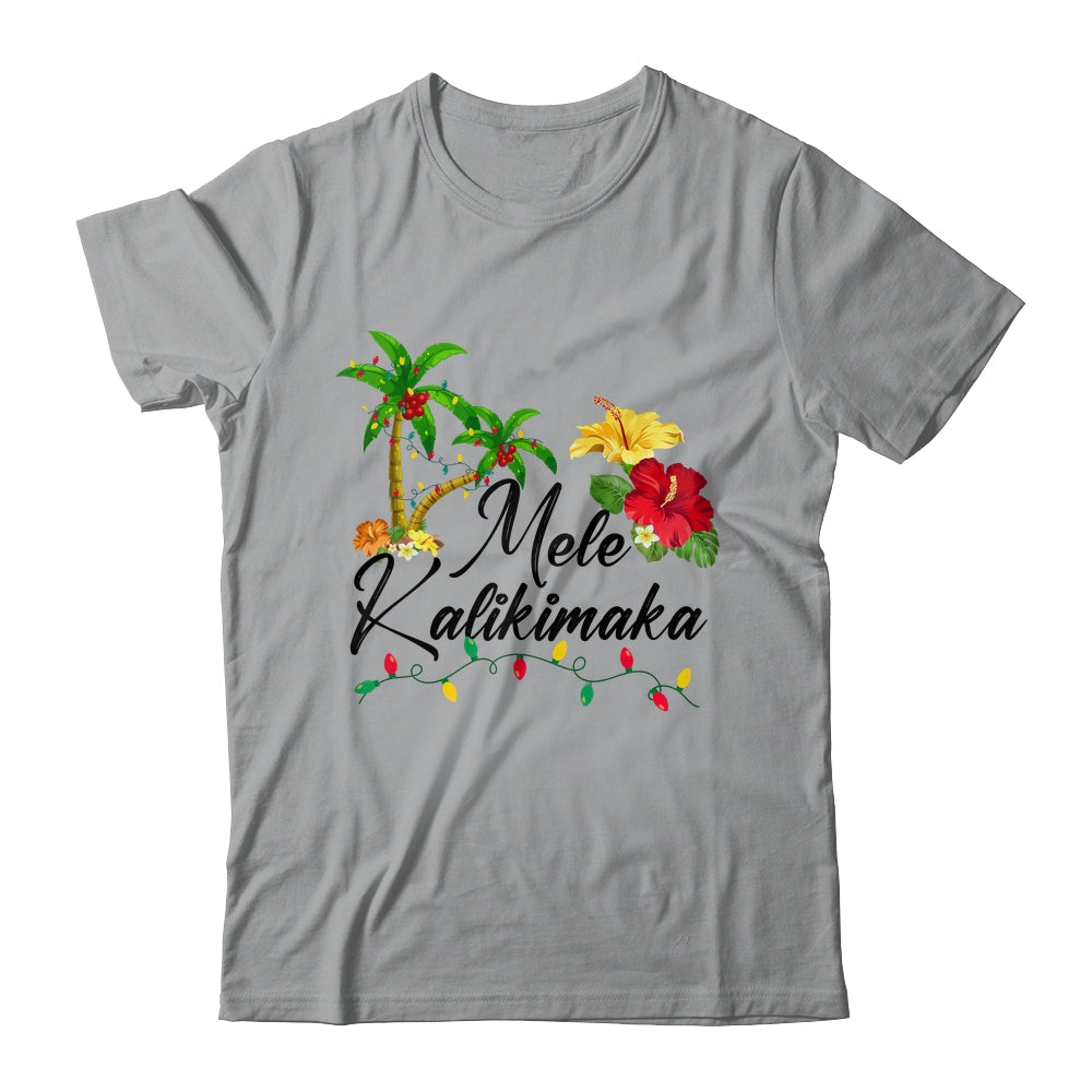 Mele Kalikimaka Tropical Christmas Family Hawaiian Xmas Shirt & Sweatshirt | siriusteestore