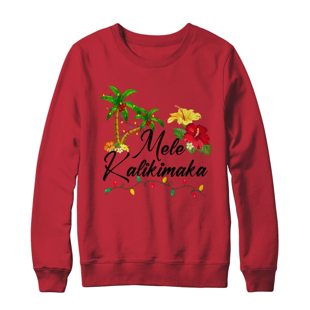 Mele Kalikimaka Tropical Christmas Family Hawaiian Xmas Shirt & Sweatshirt | siriusteestore
