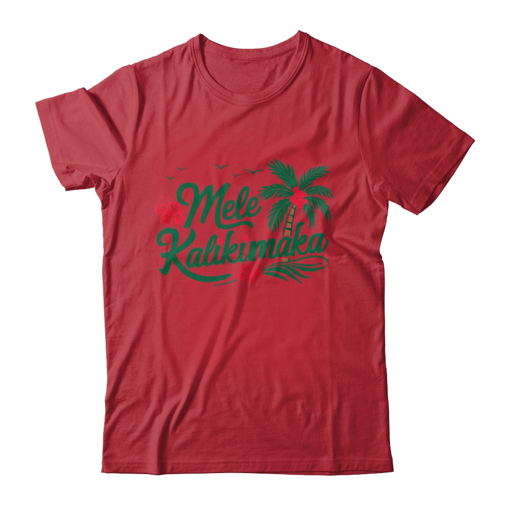 Mele Kalikimaka Tropical Christmas Hawaiian Hawaii Xmas Shirt & Sweatshirt | siriusteestore