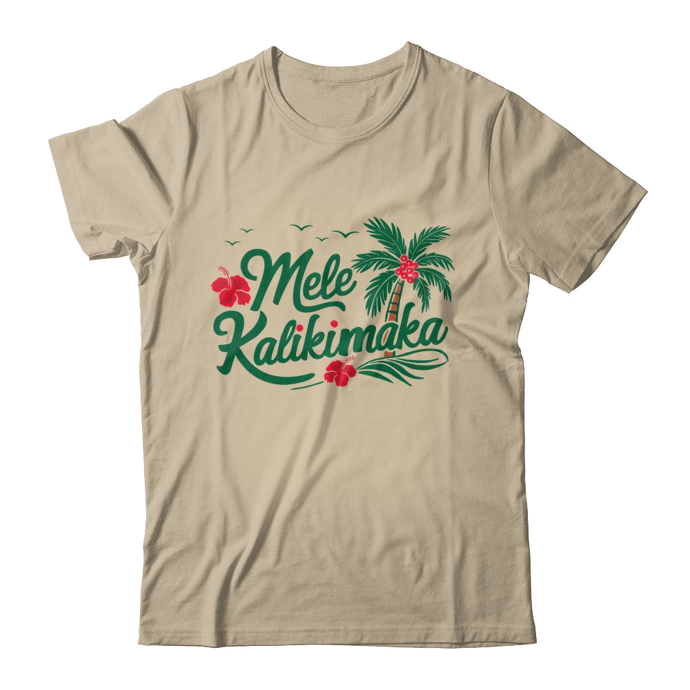 Mele Kalikimaka Tropical Christmas Hawaiian Hawaii Xmas Shirt & Sweatshirt | siriusteestore