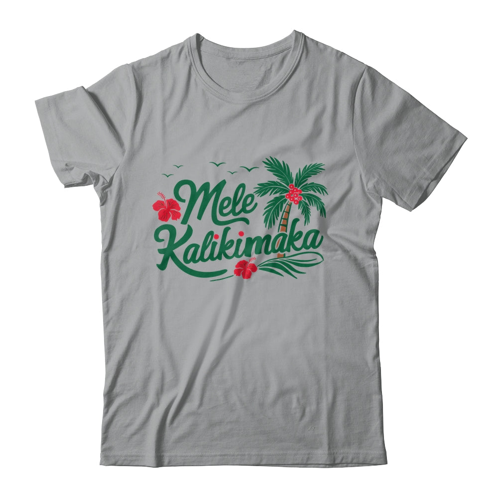 Mele Kalikimaka Tropical Christmas Hawaiian Hawaii Xmas Shirt & Sweatshirt | siriusteestore