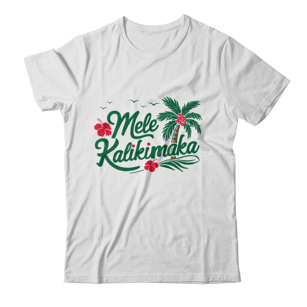 Mele Kalikimaka Tropical Christmas Hawaiian Hawaii Xmas Shirt & Sweatshirt | siriusteestore