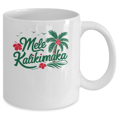 Mele Kalikimaka Tropical Christmas Hawaiian Hawaii Xmas Mug | siriusteestore