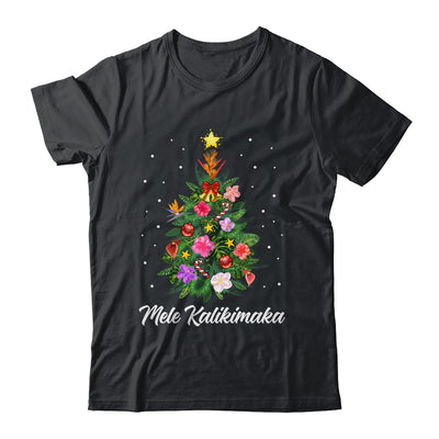 Mele Kalikimaka Xmas For Hawaiian Hawaii Christmas Tree Shirt & Sweatshirt | siriusteestore