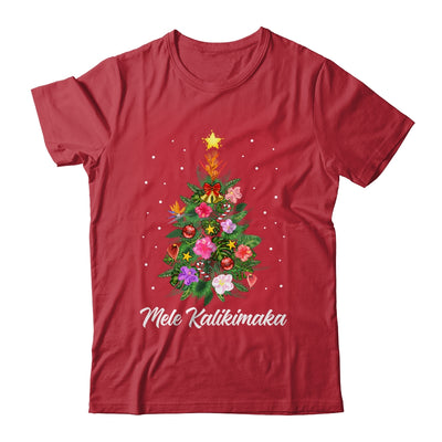 Mele Kalikimaka Xmas For Hawaiian Hawaii Christmas Tree Shirt & Sweatshirt | siriusteestore