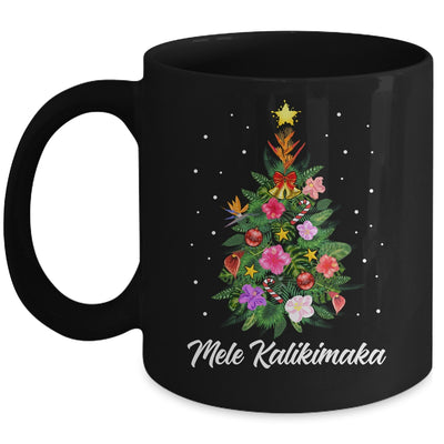 Mele Kalikimaka Xmas For Hawaiian Hawaii Christmas Tree Mug | siriusteestore