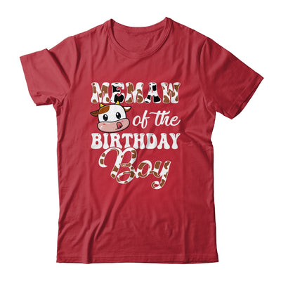 Memaw Of The Birthday Boy Cow Farm 1st Birthday Boy Shirt & Hoodie | siriusteestore